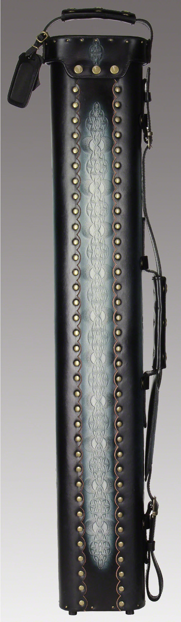 Instroke Saddle DO3 Black Air Brushed 2x4 Pool Cue Case - 24D03BK - Image 3