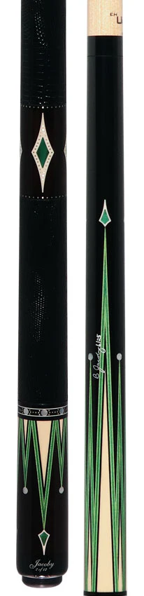 Jacoby Custom Raven Pool Cue - 0917-52LWGRN - Image 3