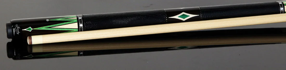 Jacoby Custom Raven Pool Cue - 0917-52LWGRN - Image 5