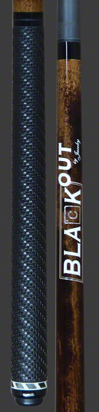 Jacoby BlaCkOut Brown with Wrap Carbon Fiber Break/Jump Cue - JACBKOUTSGBR - Image 3