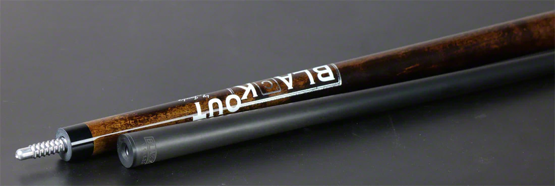 Jacoby BlaCkOut Brown with Wrap Carbon Fiber Break/Jump Cue - JACBKOUTSGBR - Image 5