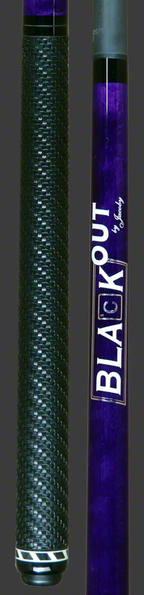 Jacoby BlaCkOut Purple with Sport Wrap Carbon Fiber Break/Jump Cue - JACBKOUTSGPUR - Image 5