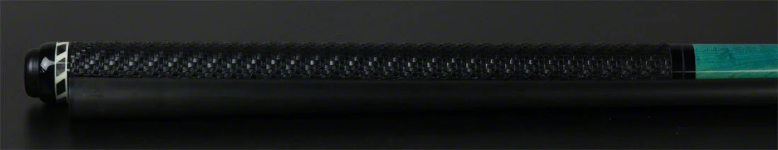 Jacoby BlaCkOut Turquoise with Sport Wrap Carbon Fiber Break/Jump Cue - JACBKOUTSGTQ - Image 6