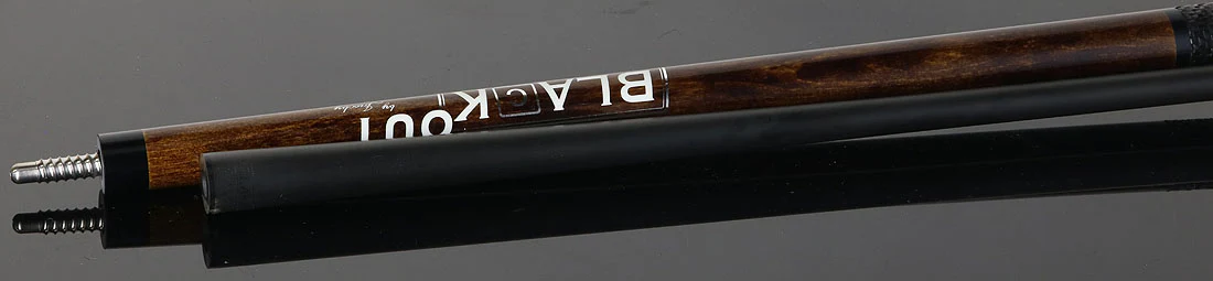 Jacoby BlaCkOut Brown with Wrap Carbon Fiber Straight Break Cue - Image 4