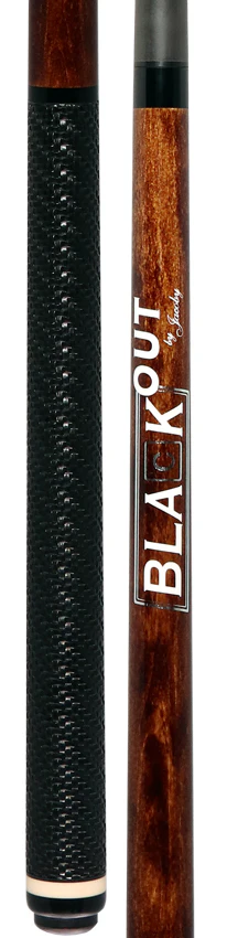 Jacoby BlaCkOut Brown with Wrap Carbon Fiber Straight Break Cue - Image 5