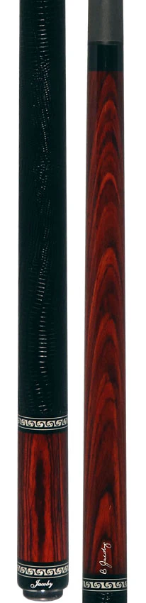 Jacoby Custom Cocobolo Pool Cue with Black Lizard Wrap and Jacoby Black Carbon Shaft - Image 5