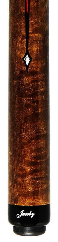 Jacoby Custom Pink-Stained Birdseye Maple with Buffalo Turquoise Play Cue - 0324-121 - Image 4