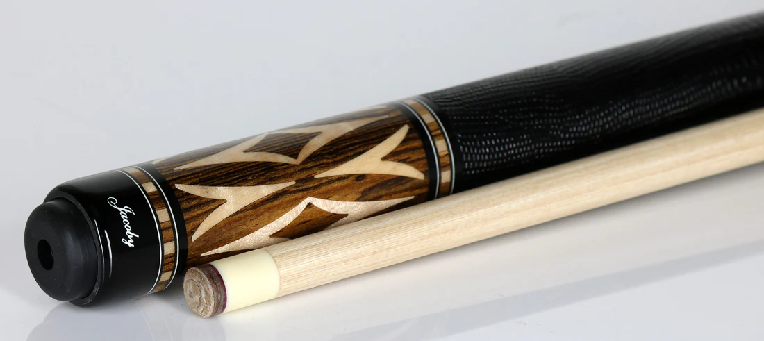 Jacoby Bocote with Curly Maple Point Cue - HB3 - Image 2