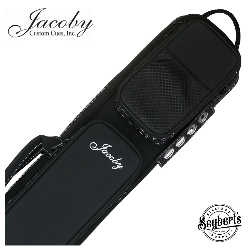 Jacoby Silver Fox Butterfly 2.0 Gray 4x8 Soft Pool Cue Case - JCSFB4X8GY