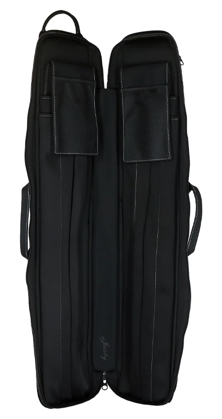 Jacoby Silver Fox Butterfly 2.0 Gray 4x8 Soft Pool Cue Case - JCSFB4X8GY - Image 3