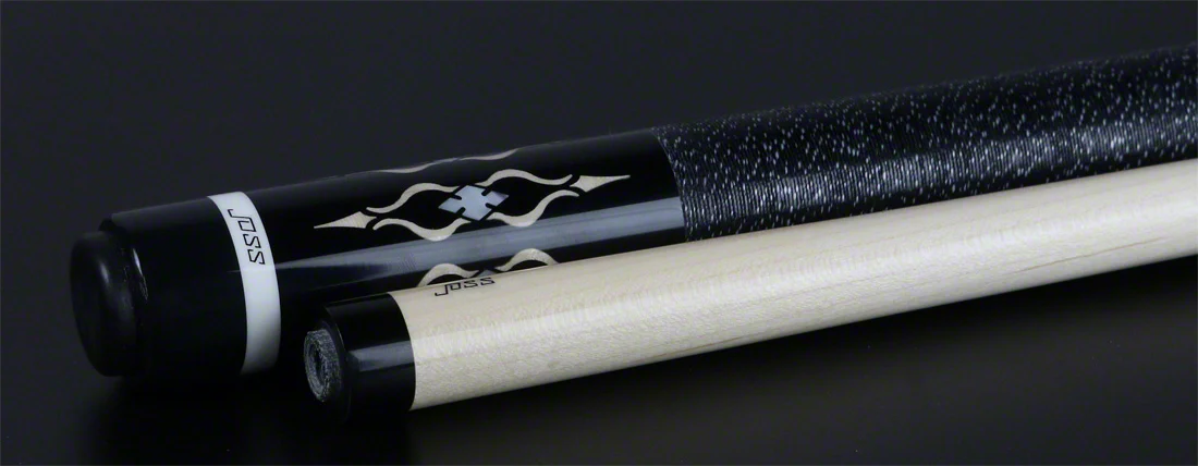 Joss Brown-Stained Curly Maple with Maple Inlays Pool Cue - JC20-154 - Image 3