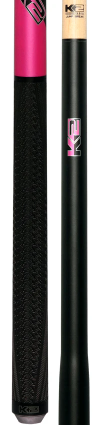 K2 Black and Pink 5 in 1 Break/Jump Pool Cue - Image 5