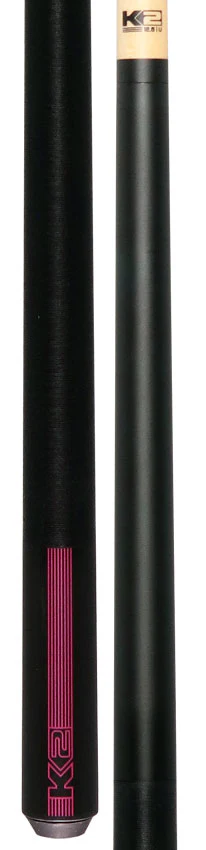 K2 Black/Pink Sport Pool Cue with 12.50mm LD Shaft - Image 5