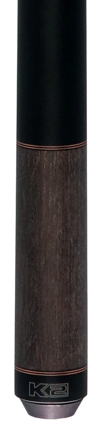K2 Gray-Stained Ash No Wrap Pool Cue with 12.50mm K2 LD Shaft - Image 2