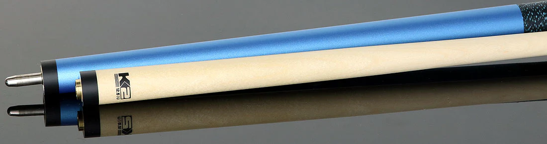 K2 Matte Metallic Blue Pool Cue with 12.50mm K2 LD Shaft - Image 4