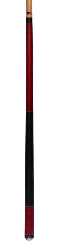 K2 Red-Stained Ash No Wrap Pool Cue with 12.50mm K2 LD Shaft - Image 6