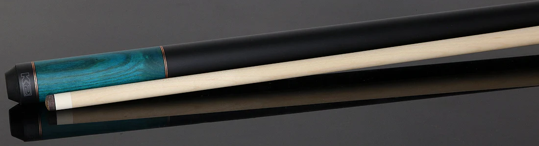 K2 Teal-Stained Ash No Wrap Pool Cue with 12.50mm K2 LD Shaft - Image 3