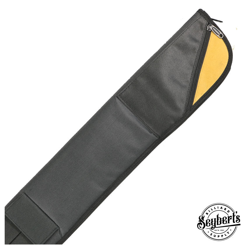 Deluxe Vinyl Black Soft Pool Cue Case - C11SD-BK