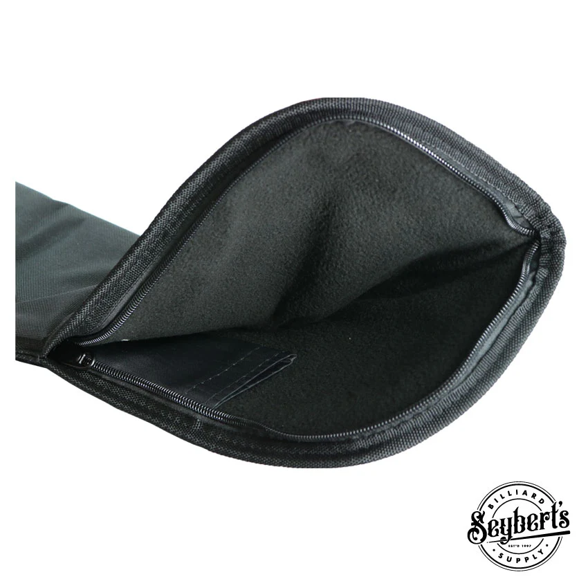 Deluxe Vinyl Black Soft Pool Cue Case - C11SD-BK - Image 3