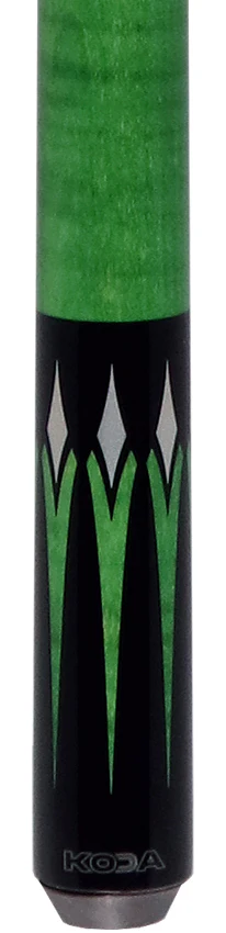 KODA Black with Green Points Graphic No Wrap Play Cue - Image 2