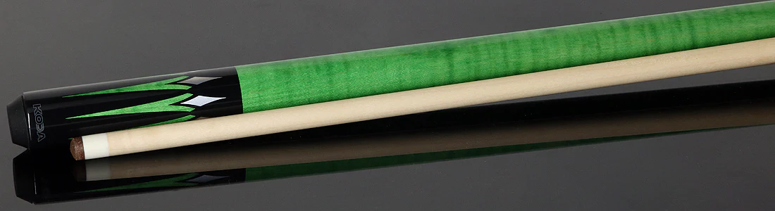 KODA Black with Green Points Graphic No Wrap Play Cue - Image 3