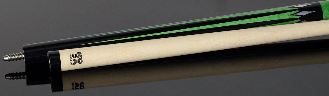 KODA Black with Green Points Graphic No Wrap Play Cue - Image 4