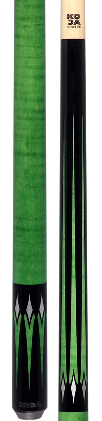 KODA Black with Green Points Graphic No Wrap Play Cue - Image 5