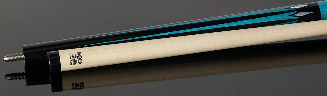 KODA Black with Teal Points Graphic No Wrap Play Cue - Image 4
