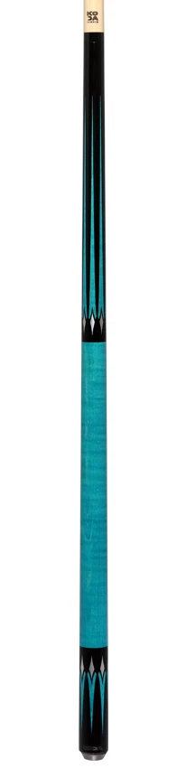 KODA Black with Teal Points Graphic No Wrap Play Cue - Image 6