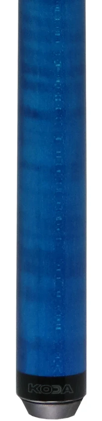 KODA Blue Stained Curly Maple Heavy Hitter Break/Jump Cue - Image 2