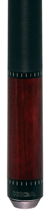 KODA Cocobolo-Stained Zebrawood Pool Cue with Linen Wrap - Image 2
