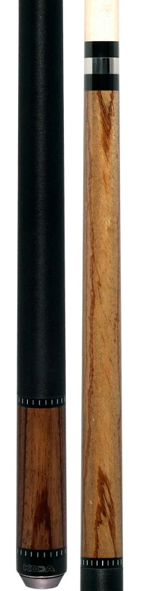 KODA Gray-Stained Zebrawood Pool Cue with Linen Wrap - Image 5