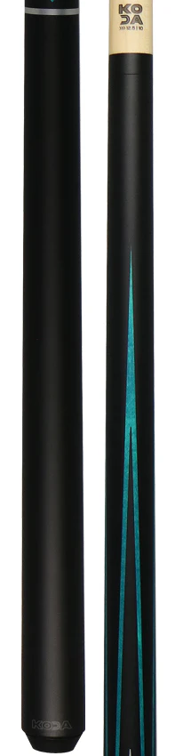 KODA Black with Blue and Silver Graphic Pool Cue - KD47BL - Image 5