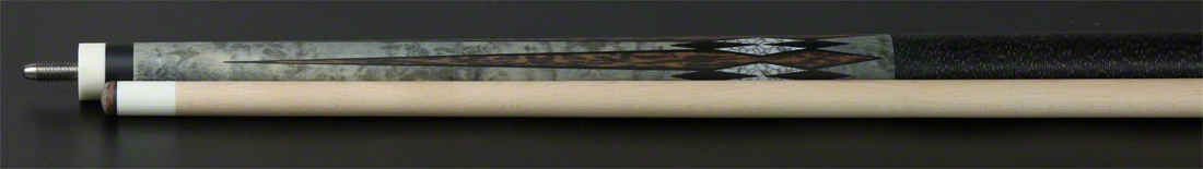 KODA Gray-Stained Maple with Cocobolo and Micarta inlay Graphic Pool Cue - KD52 - Image 5