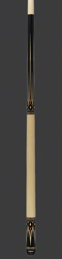KODA  Black with Cocobolo and Maple Graphic Pool Cue - KD53 - Image 4