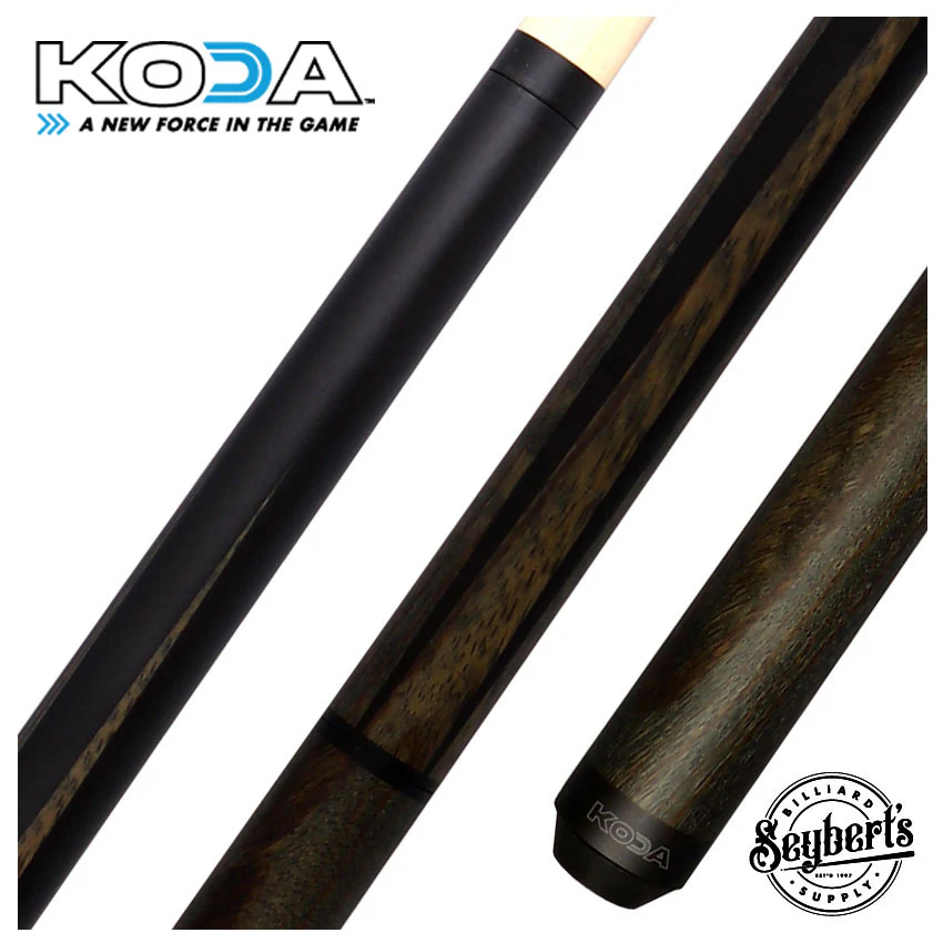 KODA Black and Zebrawood Break/Jump Cue - KDJB11