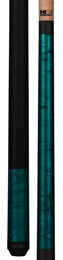 K2 KL104 Teal Smoke Matte Graphic Pool Cue with 12.50mm K2 LD Shaft - KL104 - Image 2