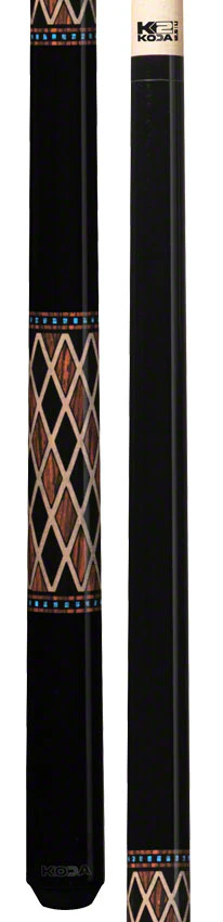 K2 KL116 Onyx and Cocobolo Graphic Pool Cue with 12.50mm K2 LD Shaft - KL116 - Image 3