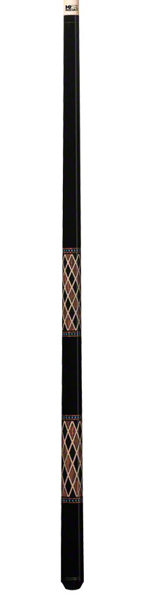 K2 KL116 Onyx and Cocobolo Graphic Pool Cue with 12.50mm K2 LD Shaft - KL116 - Image 4