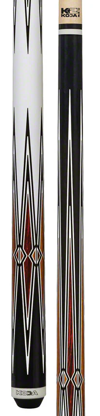 K2 KL131 Cocobolo and Bocote Graphic Pool Cue with 12.50mm K2 LD Shaft - KL131 - Image 3