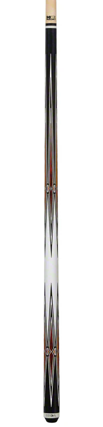 K2 KL131 Cocobolo and Bocote Graphic Pool Cue with 12.50mm K2 LD Shaft - KL131 - Image 4