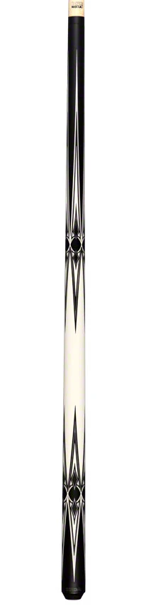 K2 KL160 Black/White/Silver Matte 4 Point Graphic Pool Cue with 11.75mm K2 LD Shaft - KL160 - Image 6