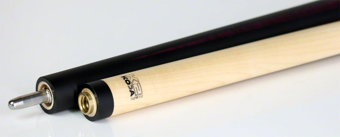 K2 KL170 4 Point Matte Black And Purple Graphic Pool Cue with 11.75mm LD Shaft - KL170 - Image 6