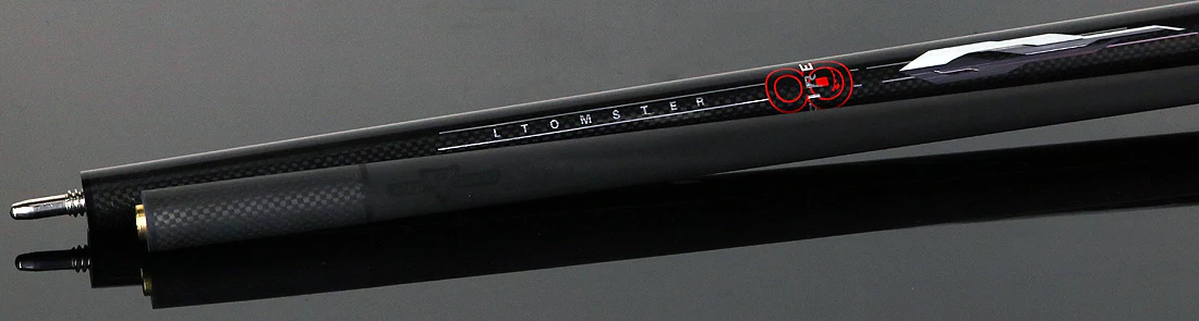 Little Monster 3K Black Carbon Weave Break Cue with Carbon Fiber Shaft - Image 3