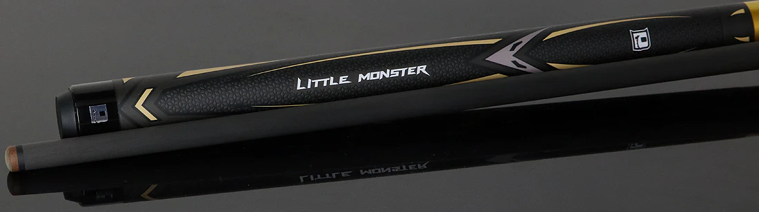 Little Monster Classic Gold Impact 56 inch Short Break Cue with Carbon Fiber Shaft - Image 3