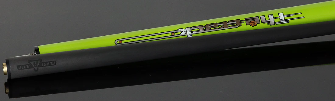 Little Monster Classic Green Impact 56 inch Short Break Cue with Carbon Fiber Shaft - Image 4