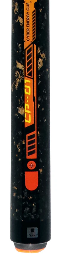 Little Monster Cyber Energy Sunshine Orange No Wrap Break/Jump Cue with Carbon Fiber Shaft - Image 2
