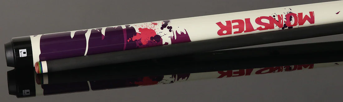 Little Monster Graffiti Graphic No Wrap Play Cue with Carbon Fiber Shaft - Image 3