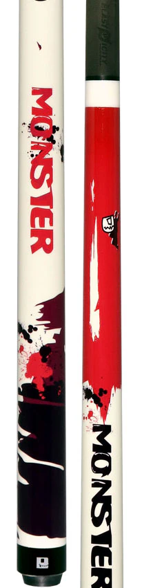 Little Monster Graffiti Graphic No Wrap Play Cue with Carbon Fiber Shaft - Image 5