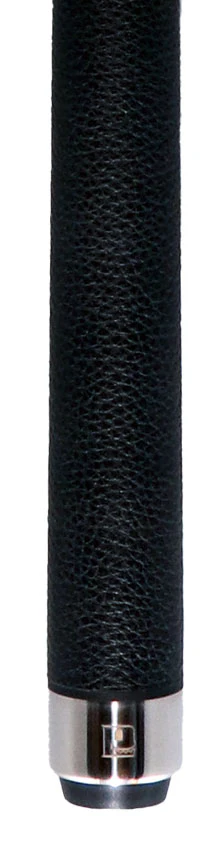 Little Monster Matte Black with 2 White Points Graphics Play Cue with Leather Wrap and Carbon Fiber Shaft - Image 4